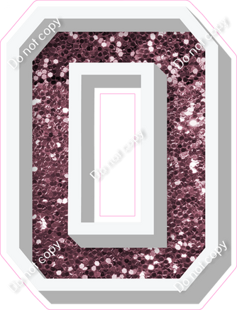 VA 18" Individuals - Mauve Sparkle O