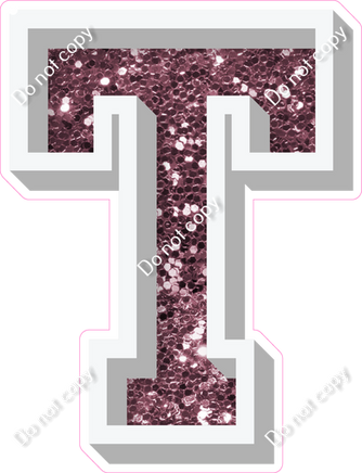 VA 18" Individuals - Mauve Sparkle T