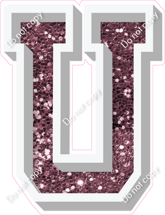VA 18" Individuals - Mauve Sparkle U