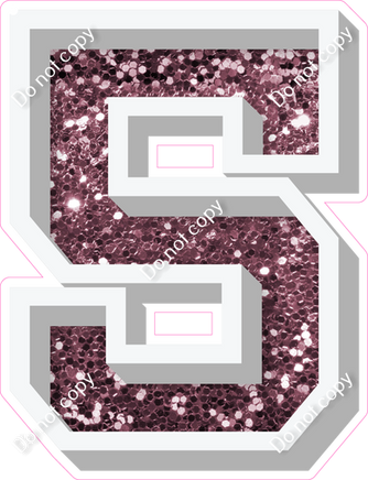 VA 18" Individuals - Mauve Sparkle 5