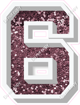 VA 18" Individuals - Mauve Sparkle 6