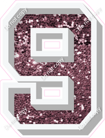 VA 18" Individuals - Mauve Sparkle 9