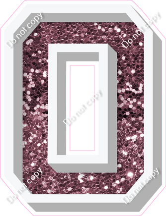 VA 18" Individuals - Mauve Sparkle