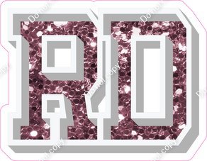 VA 18" Individuals - Mauve Sparkle RD