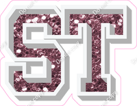 VA 18" Individuals - Mauve Sparkle ST