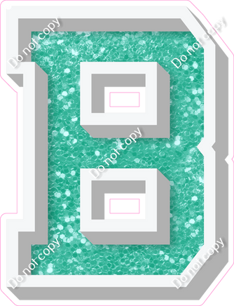 VA 18" Individuals - Mint Sparkle B