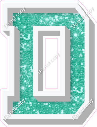 VA 18" Individuals - Mint Sparkle D
