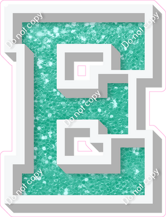 VA 18" Individuals - Mint Sparkle E