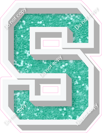 VA 18" Individuals - Mint Sparkle S