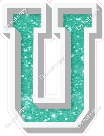 VA 18" Individuals - Mint Sparkle U