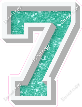 VA 18" Individuals - Mint Sparkle 7