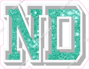 VA 18" Individuals - Mint Sparkle ND