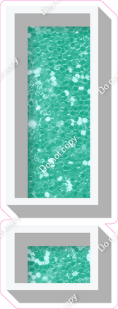 VA 18" Individuals - Mint Sparkle !
