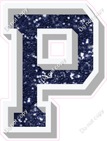 VA 18" Individuals - Navy Blue Sparkle P