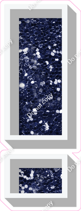 VA 18" Individuals - Navy Blue Sparkle !
