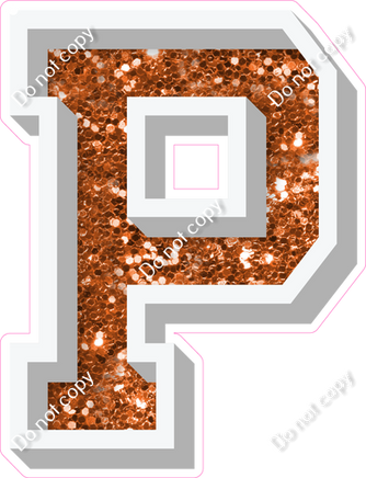 VA 18" Individuals - Orange Sparkle P