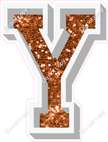 VA 18" Individuals - Orange Sparkle Y