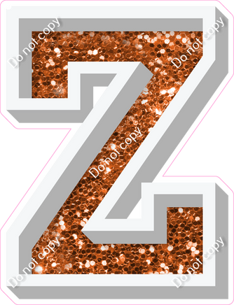 VA 18" Individuals - Orange Sparkle Z