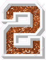 VA 18" Individuals - Orange Sparkle 2