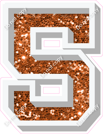 VA 18" Individuals - Orange Sparkle 5