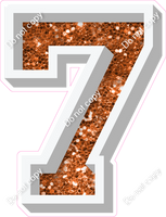 VA 18" Individuals - Orange Sparkle 7