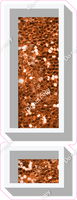 VA 18" Individuals - Orange Sparkle !