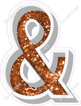 VA 18" Individuals - Orange Sparkle &