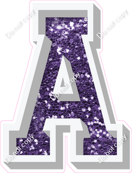 VA 18" Individuals - Purple Sparkle A