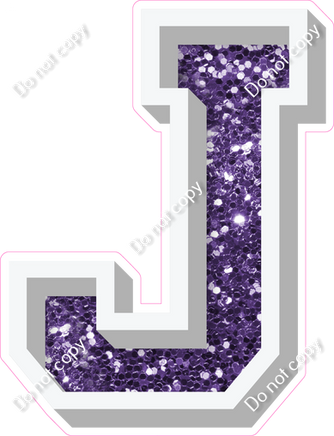 VA 18" Individuals - Purple Sparkle J