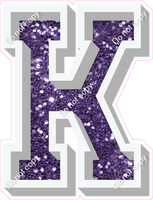 VA 18" Individuals - Purple Sparkle K