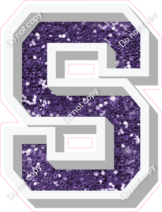 VA 18" Individuals - Purple Sparkle S