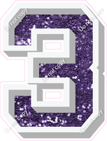 VA 18" Individuals - Purple Sparkle 3
