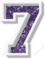 VA 18" Individuals - Purple Sparkle 7