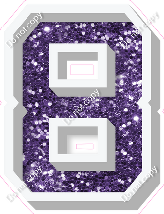 VA 18" Individuals - Purple Sparkle 8