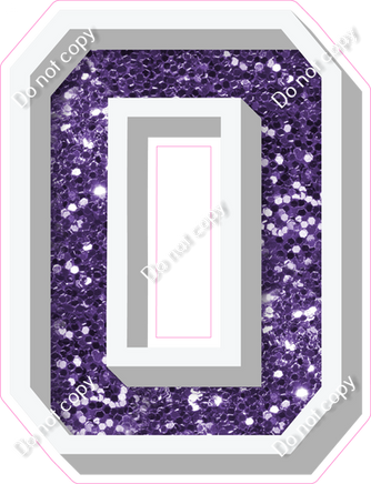 VA 18" Individuals - Purple Sparkle