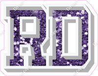 VA 18" Individuals - Purple Sparkle RD