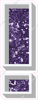 VA 18" Individuals - Purple Sparkle !