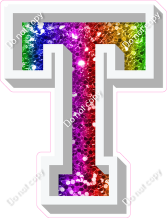 VA 18" Individuals - Rainbow Sparkle T