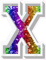 VA 18" Individuals - Rainbow Sparkle X