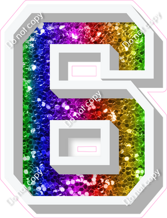 VA 18" Individuals - Rainbow Sparkle 6