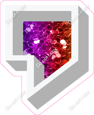 VA 18" Individuals - Rainbow Sparkle Apostrophe