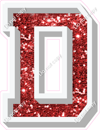 VA 18" Individuals - Red Sparkle D