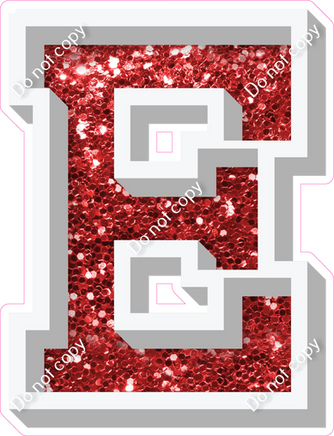 VA 18" Individuals - Red Sparkle E
