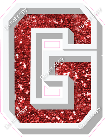 VA 18" Individuals - Red Sparkle G