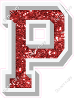 VA 18" Individuals - Red Sparkle P