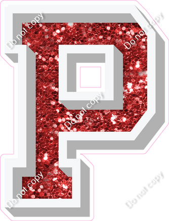 VA 18" Individuals - Red Sparkle P