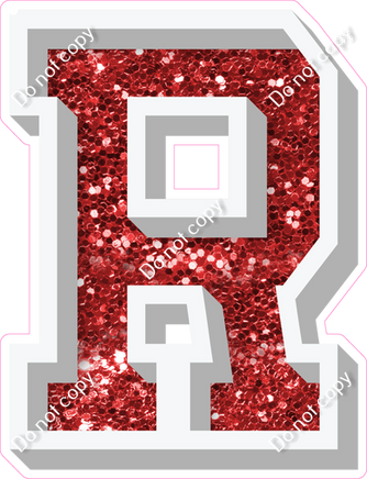 VA 18" Individuals - Red Sparkle R
