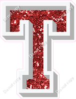 VA 18" Individuals - Red Sparkle T