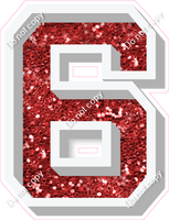 VA 18" Individuals - Red Sparkle 6