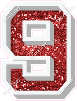 VA 18" Individuals - Red Sparkle 9